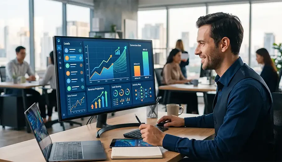 Як штучний інтелект у CRM допомагає прогнозувати продажі та підвищувати конверсію